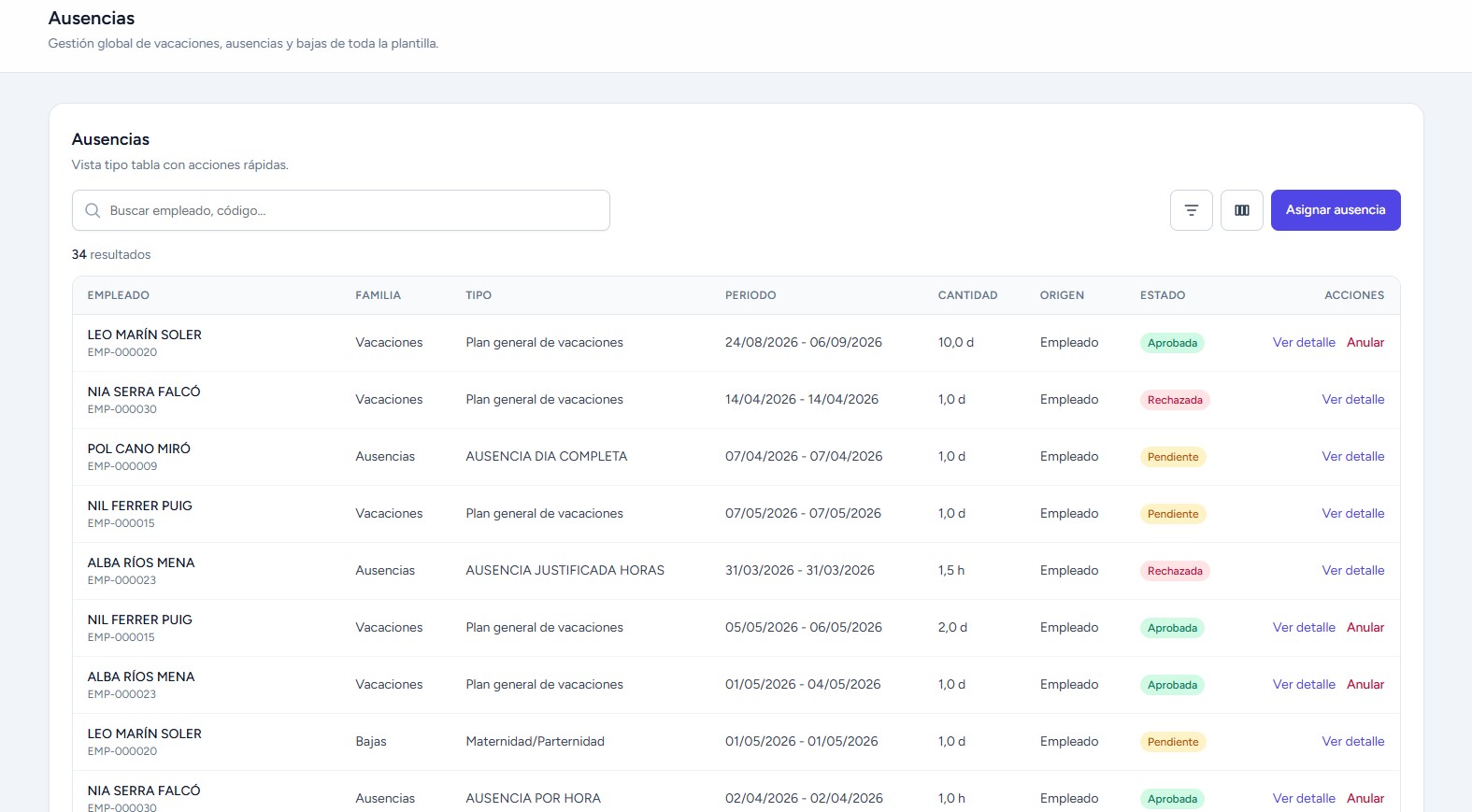 Tempo, Control horario para empresas Tempo, Control horario para empresas