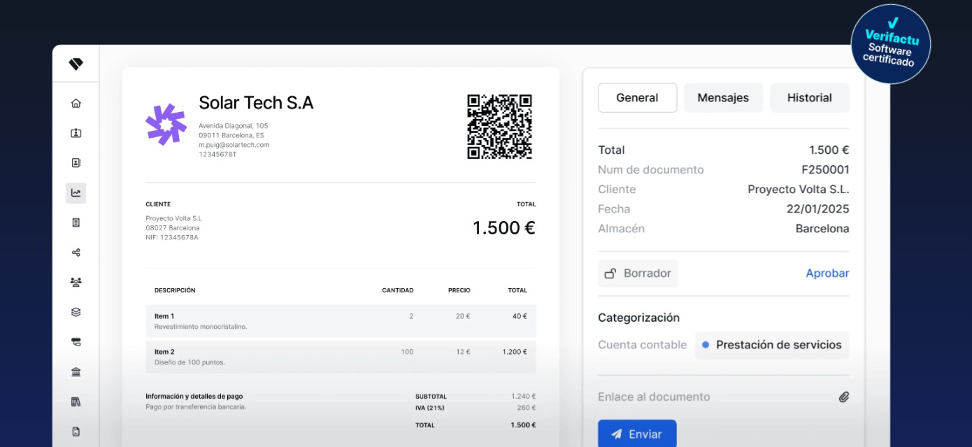 Software de gestión Holded
