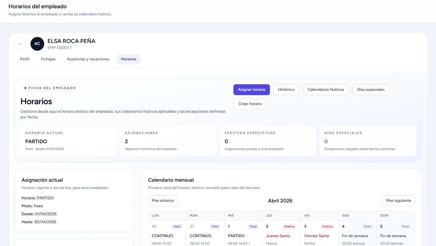 Tempo, Control horario para empresas Tempo, Control horario para empresas